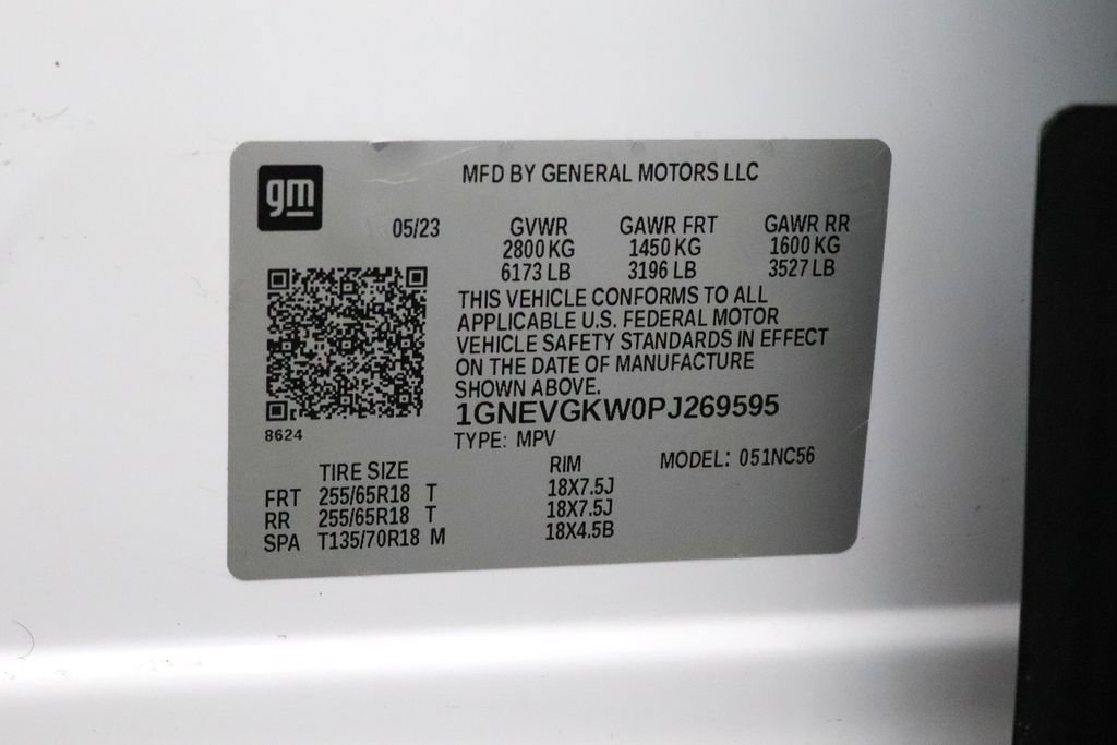 Used 2023 Chevrolet Traverse LT w/ LPO, Floor Liner Package AWD/4WD image 31