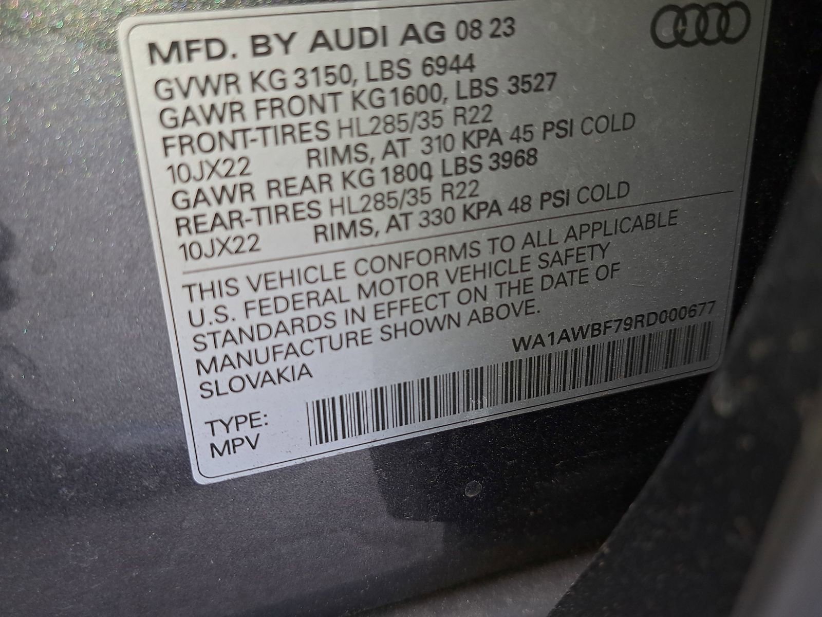 Used 2024 Audi SQ7 Premium Plus image 15