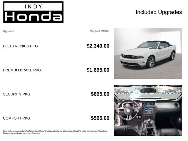 Used 2012 Ford Mustang GT Premium w/ Electronics Pkg image 4