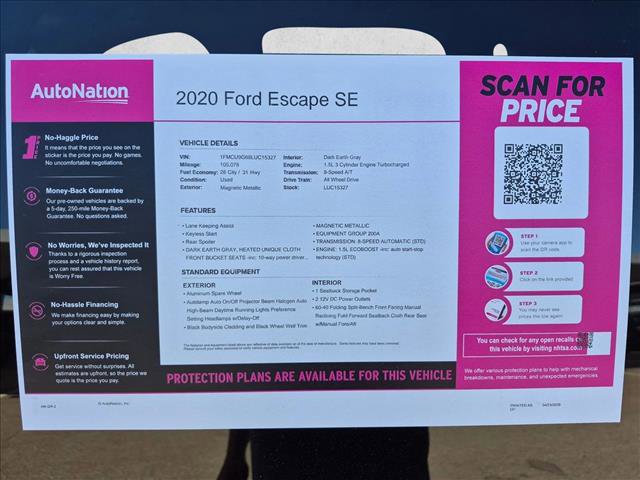 Used 2020 Ford Escape SE AWD/4WD image 22