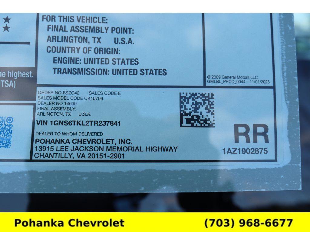 New 2026 Chevrolet Tahoe High Country image 37