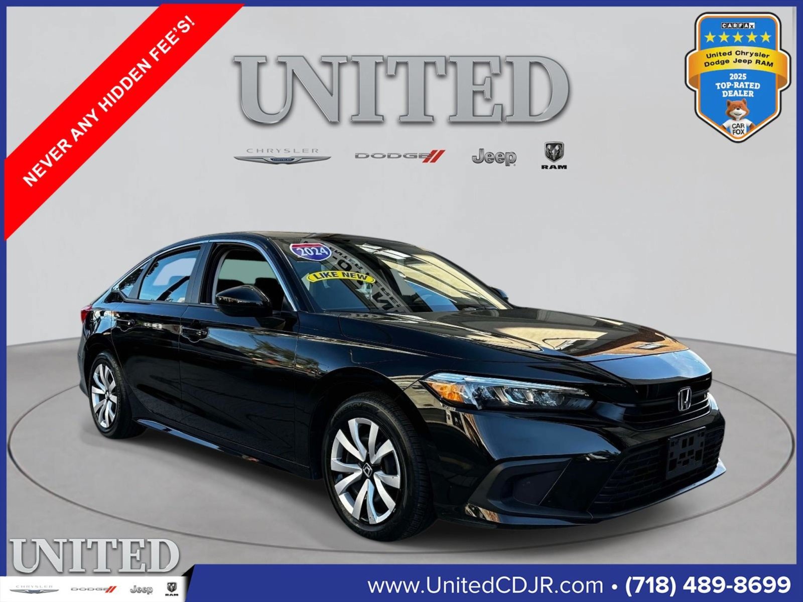 Used 2024 Honda Civic LX image 1