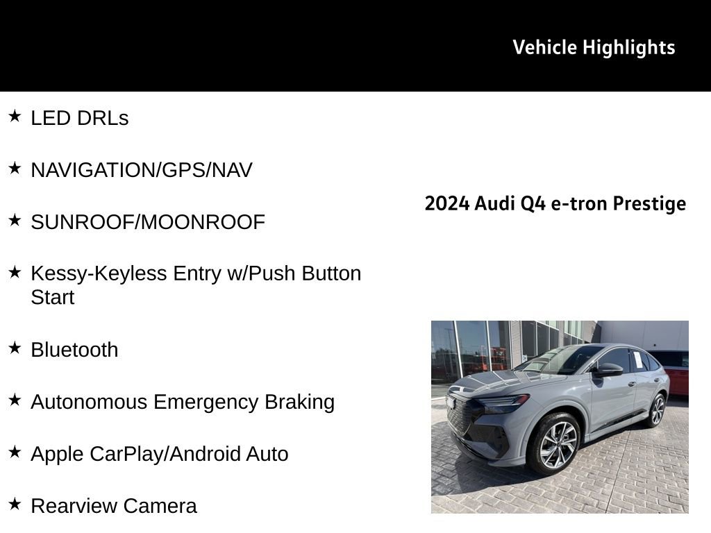 Used 2024 Audi Q4 e-tron Prestige image 28