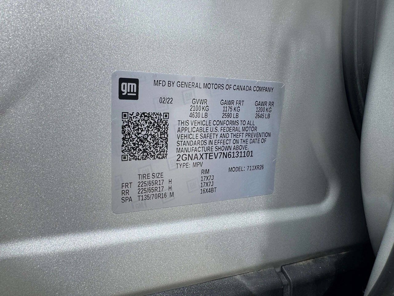 Used 2022 Chevrolet Equinox LT w/ Driver Convenience Package AWD/4WD image 24