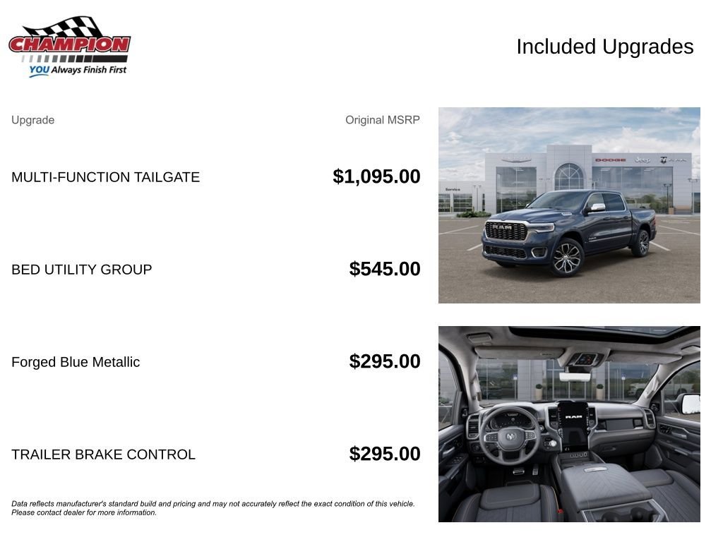 New 2026 RAM 1500 Tungsten w/ Bed Utility Group AWD/4WD image 6