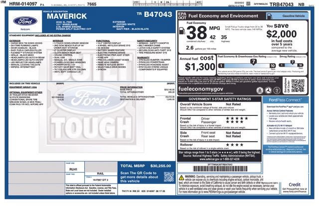 New 2026 Ford Maverick XL FWD image 23