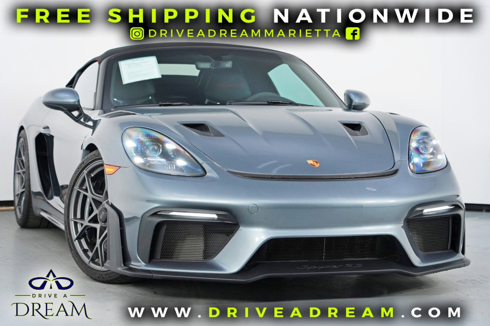 Used 2024 Porsche 718 Boxster Spyder RS w/ Light Design Package RWD image 2