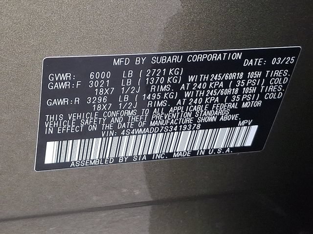 Certified 2025 Subaru Ascent Premium AWD/4WD image 26