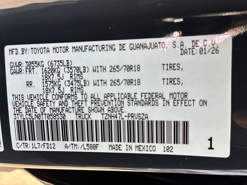 New 2026 Toyota Tacoma TRD Off-Road image 53