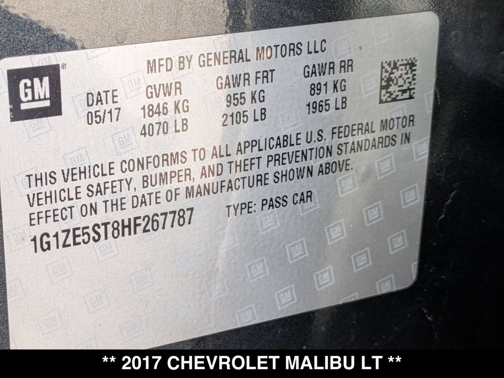 Used 2017 Chevrolet Malibu LT FWD image 28