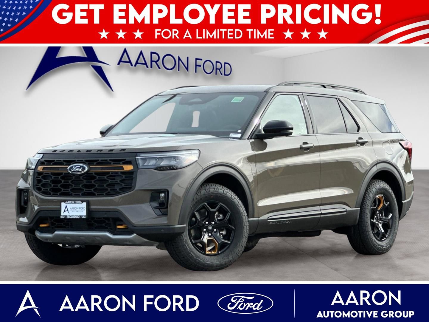 New 2026 Ford Explorer Tremor w/ Tremor Ultimate Package