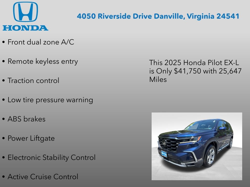 Used 2025 Honda Pilot EX-L image 7