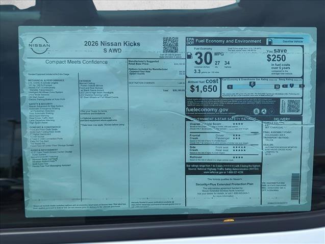 New 2026 Nissan Kicks S AWD/4WD image 23