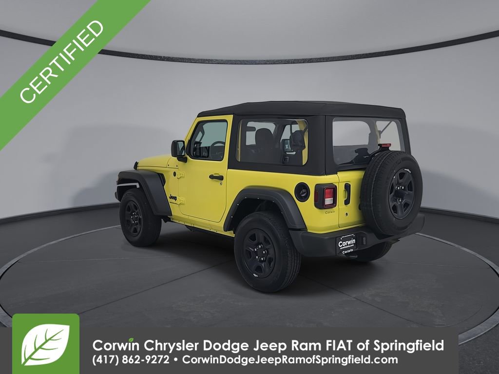 Certified 2022 Jeep Wrangler Sport AWD/4WD image 12
