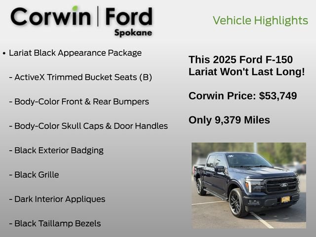 Certified 2025 Ford F150 Lariat AWD/4WD image 7