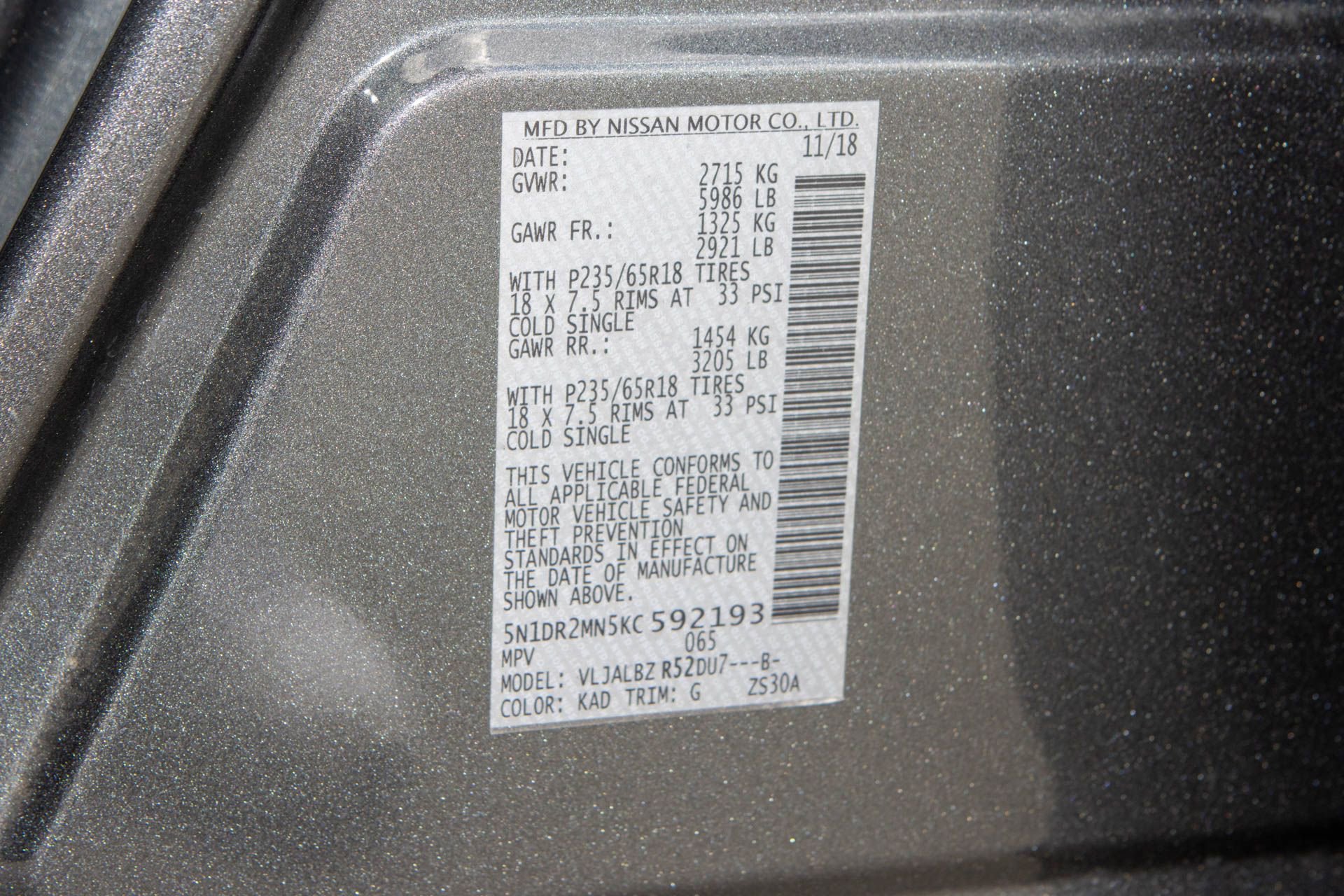 Used 2019 Nissan Pathfinder S image 34