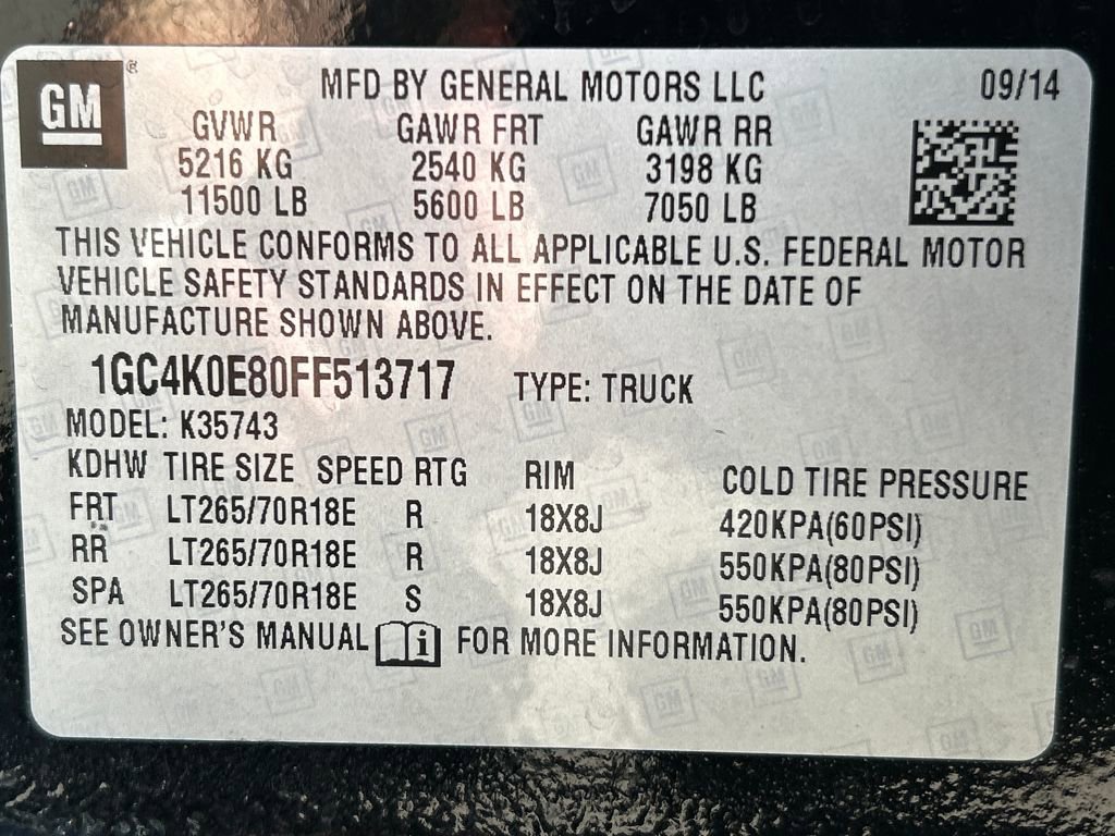 Used 2015 Chevrolet Silverado 3500 LTZ w/ Duramax Plus Package image 38