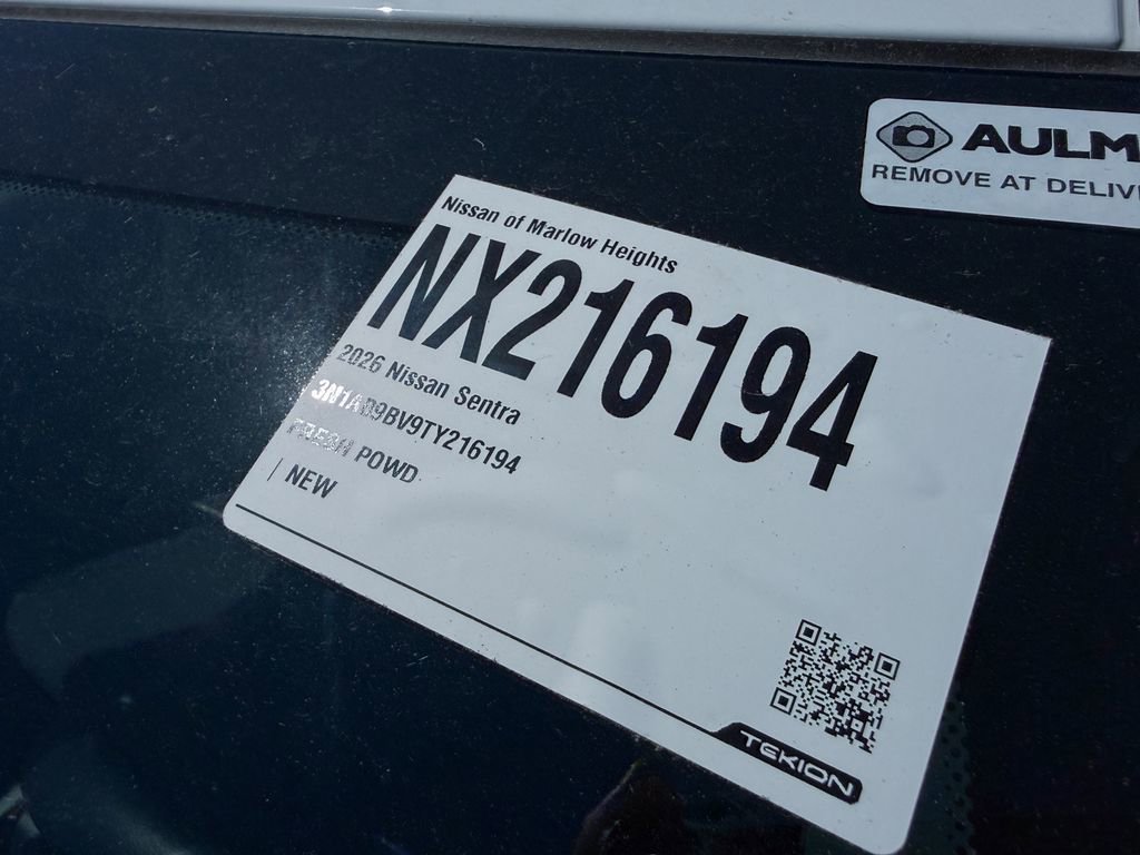 New 2026 Nissan Sentra S w/ Floor Mat Package FWD image 29