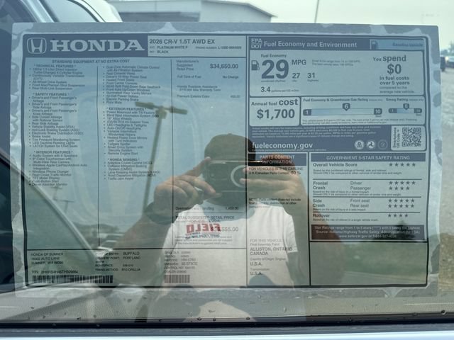 New 2026 Honda CR-V EX image 32