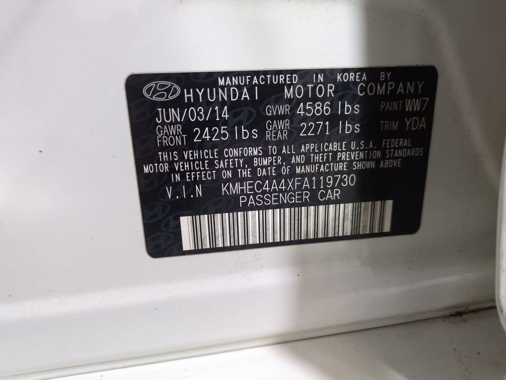 Used 2015 Hyundai Sonata Limited w/ Option Group 02 FWD image 31