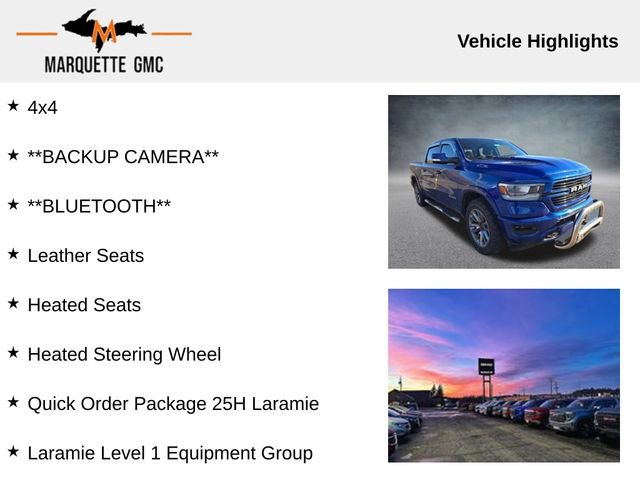 Used 2019 RAM 1500 Laramie w/ Sport Appearance Package image 3