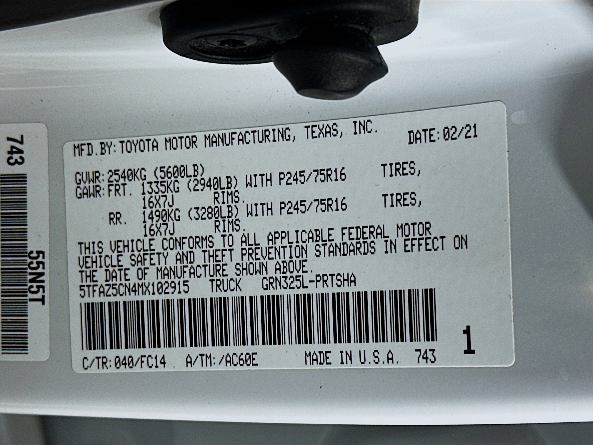 Used 2021 Toyota Tacoma SR5 image 12