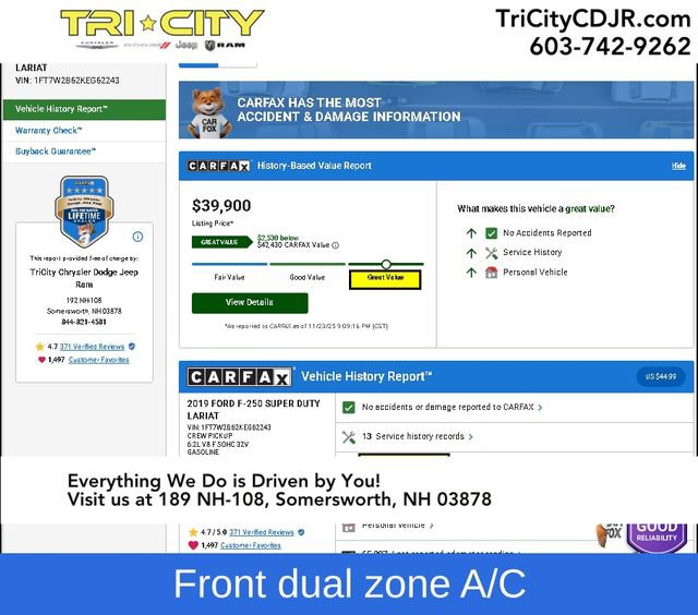 Used 2019 Ford F250 Lariat w/ Chrome Package image 12