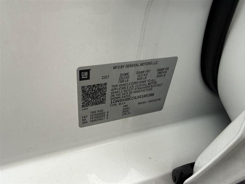 Used 2018 Chevrolet Tahoe LT w/ Luxury Package AWD/4WD image 64