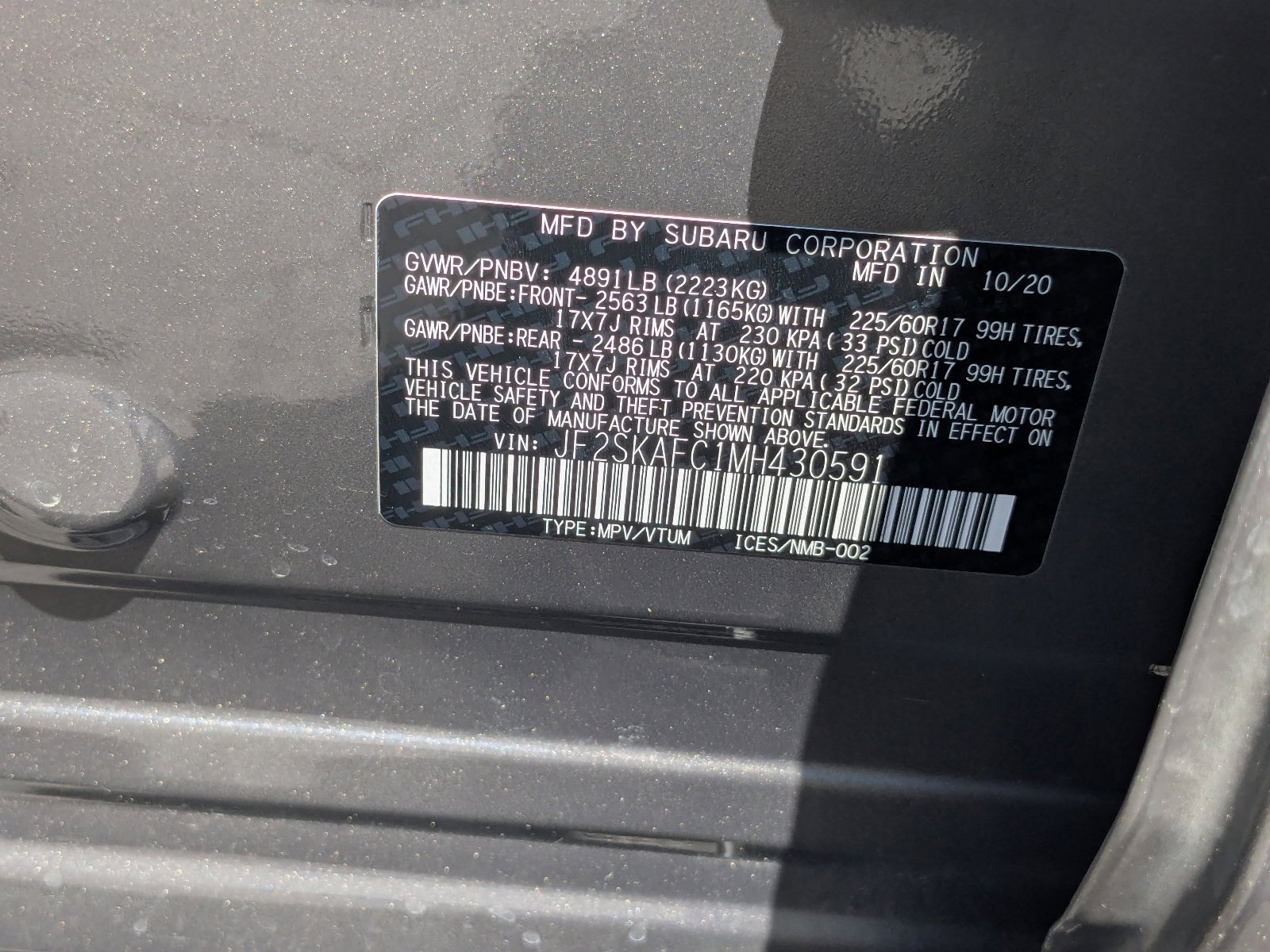 Certified 2021 Subaru Forester Premium w/ Popular Package #1 image 33