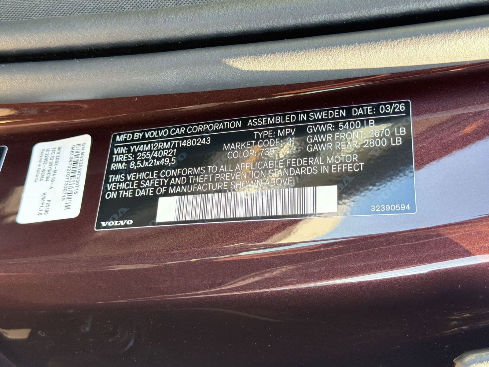 New 2026 Volvo XC60 B5 Ultra w/ Climate Package AWD/4WD image 21