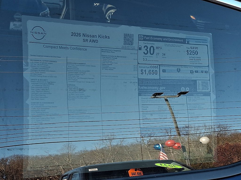New 2026 Nissan Kicks SR w/ Cold Weather Package AWD/4WD image 11