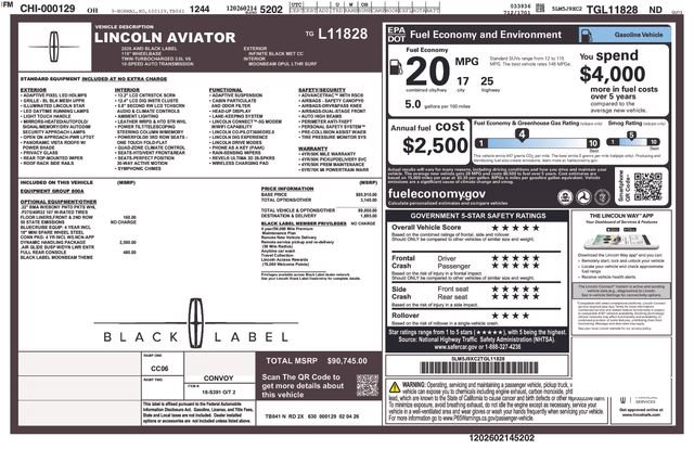 New 2026 Lincoln Aviator Black Label w/ Dynamic Handling Package AWD/4WD image 26