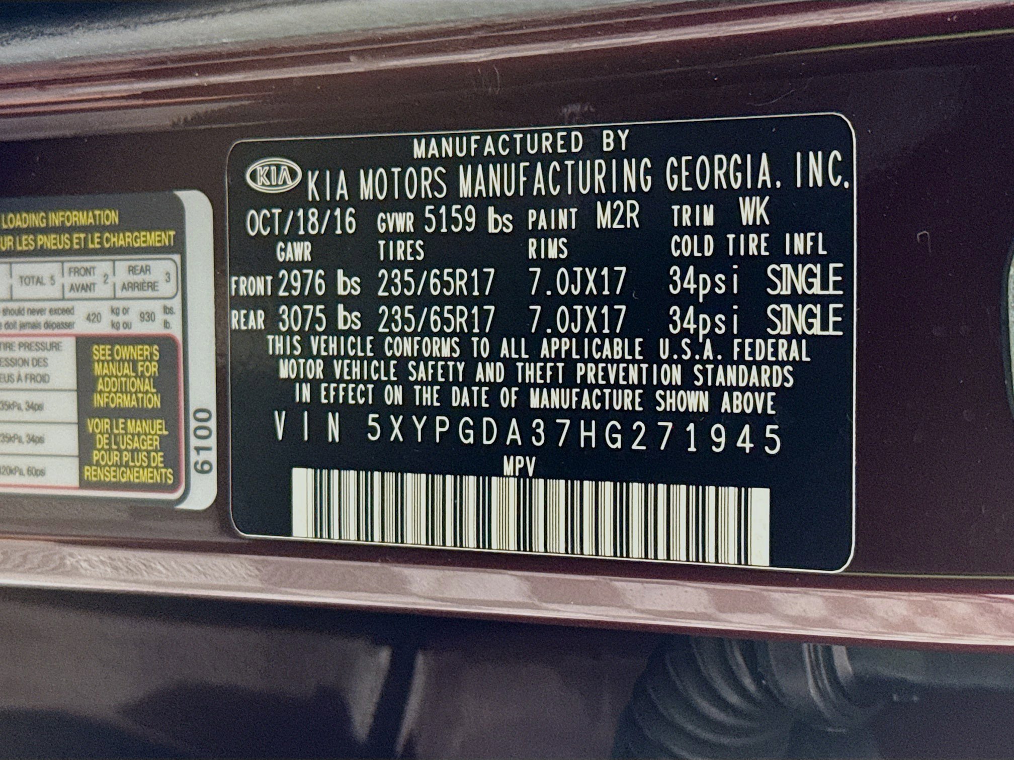 Used 2017 Kia Sorento LX w/ LX Convenience Package AWD/4WD image 39