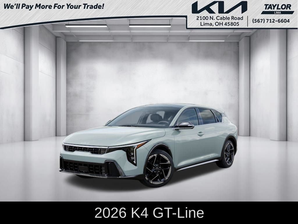 New 2026 Kia K4 GT-Line w/ GT-Line Premium Package