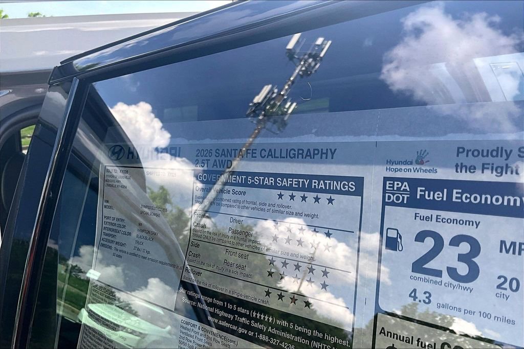 New 2026 Hyundai Santa Fe Calligraphy AWD/4WD image 14