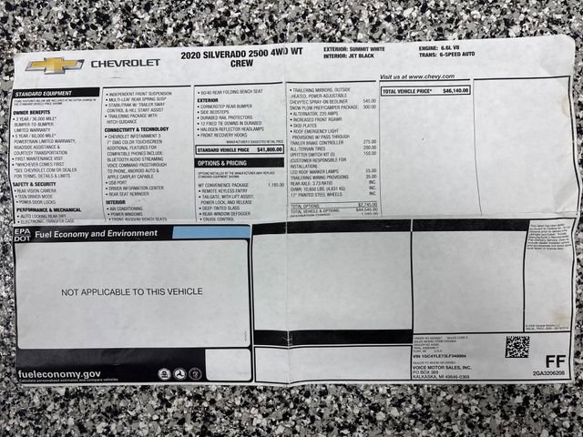 Used 2020 Chevrolet Silverado 2500 W/T w/ WT Convenience Package image 51