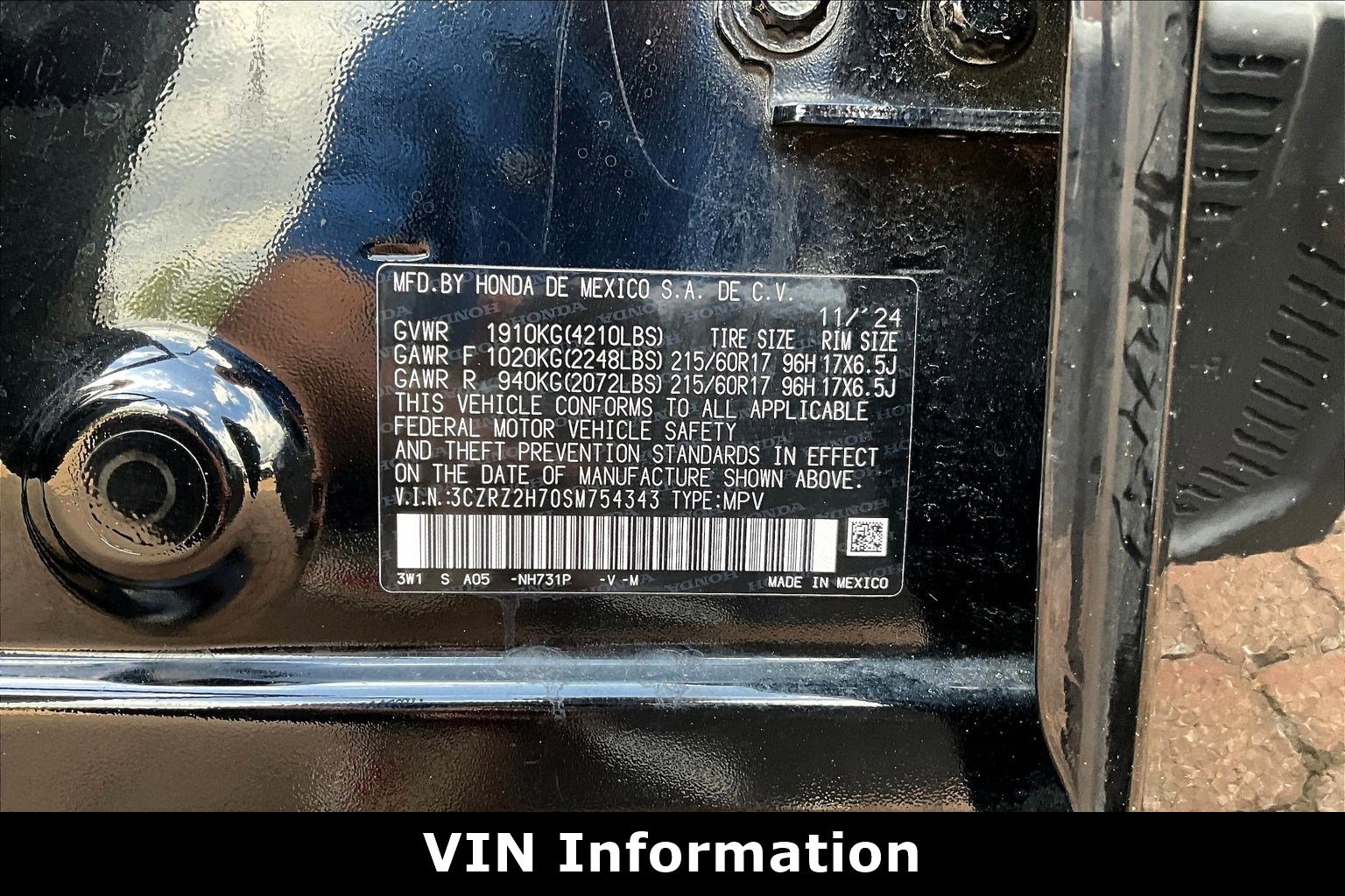 Used 2025 Honda HR-V EX-L image 18