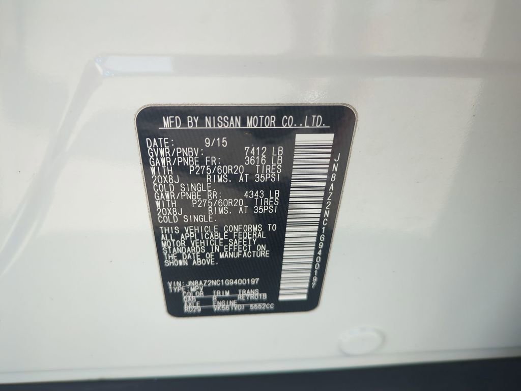 Used 2016 INFINITI QX80 4WD w/ Signature Edition Package image 40