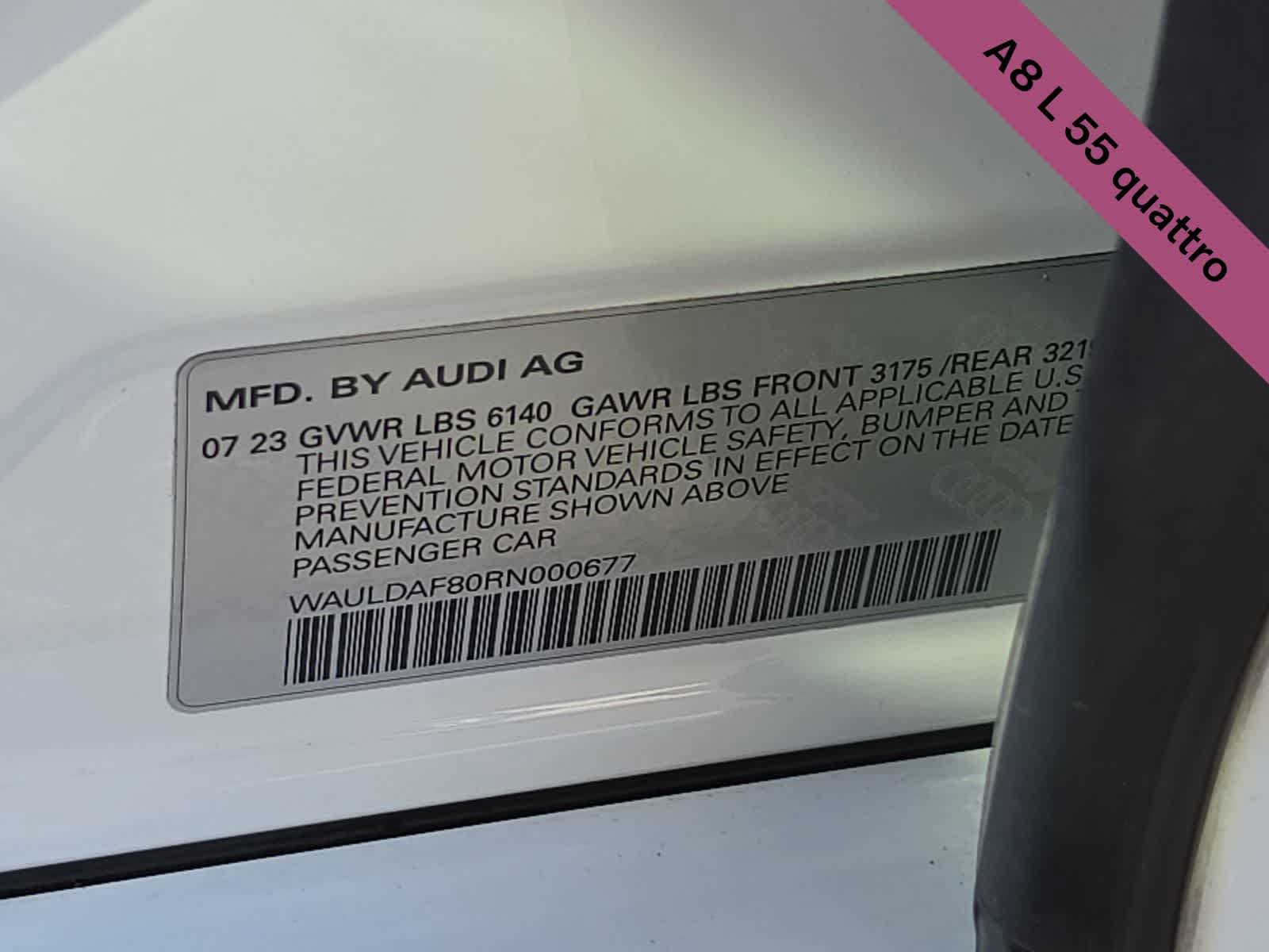Used 2024 Audi A8 L 3.0T AWD/4WD image 24