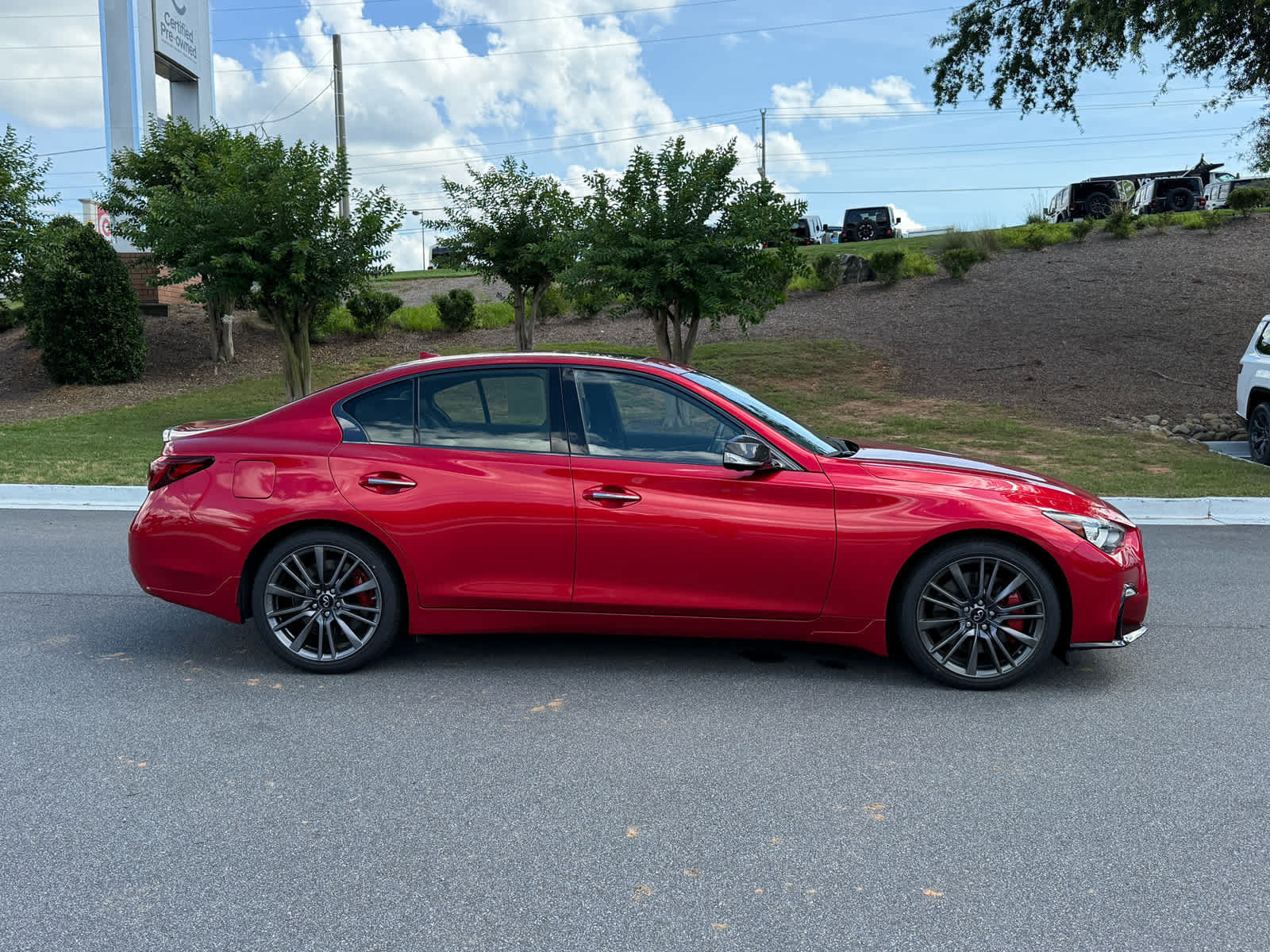 Used 2023 INFINITI Q50 Red Sport 400 w/ Carbon Fiber Package AWD/4WD image 6