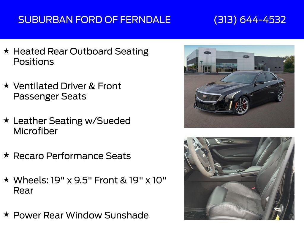 Used 2016 Cadillac CTS V w/ Luxury Package image 21