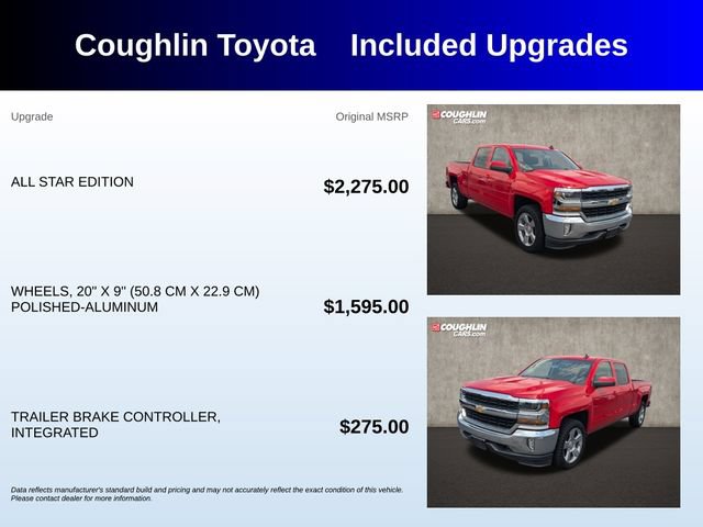 Used 2018 Chevrolet Silverado 1500 LT w/ All Star Edition AWD/4WD image 3