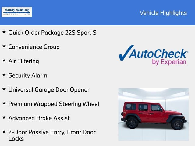 New 2026 Jeep Wrangler Sport S image 7