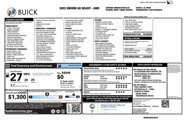 Used 2022 Buick Encore GX Select image 3