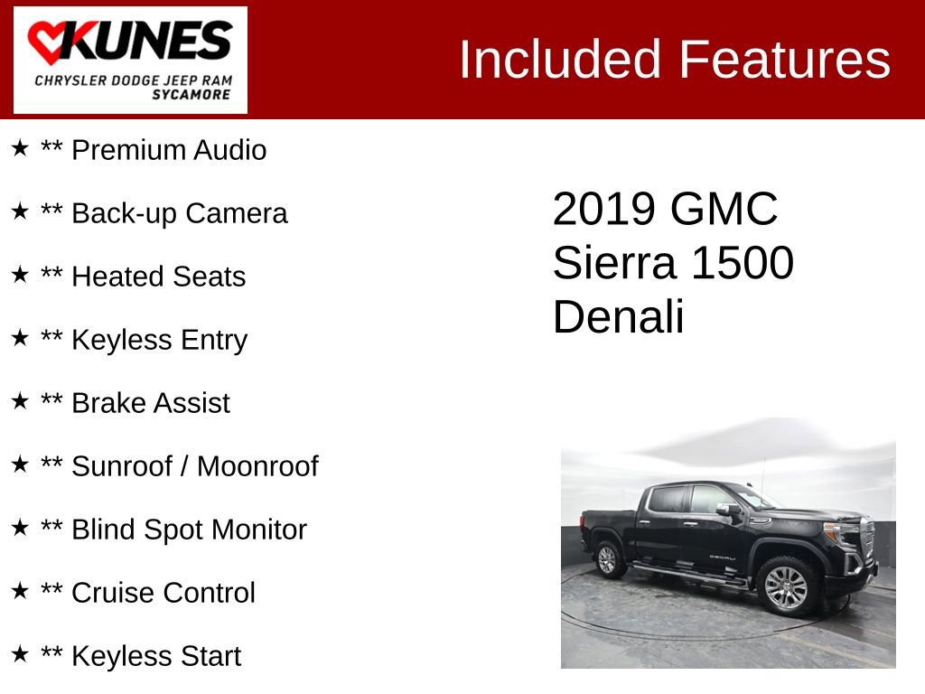 Used 2019 GMC Sierra 1500 Denali w/ Technology Package image 3