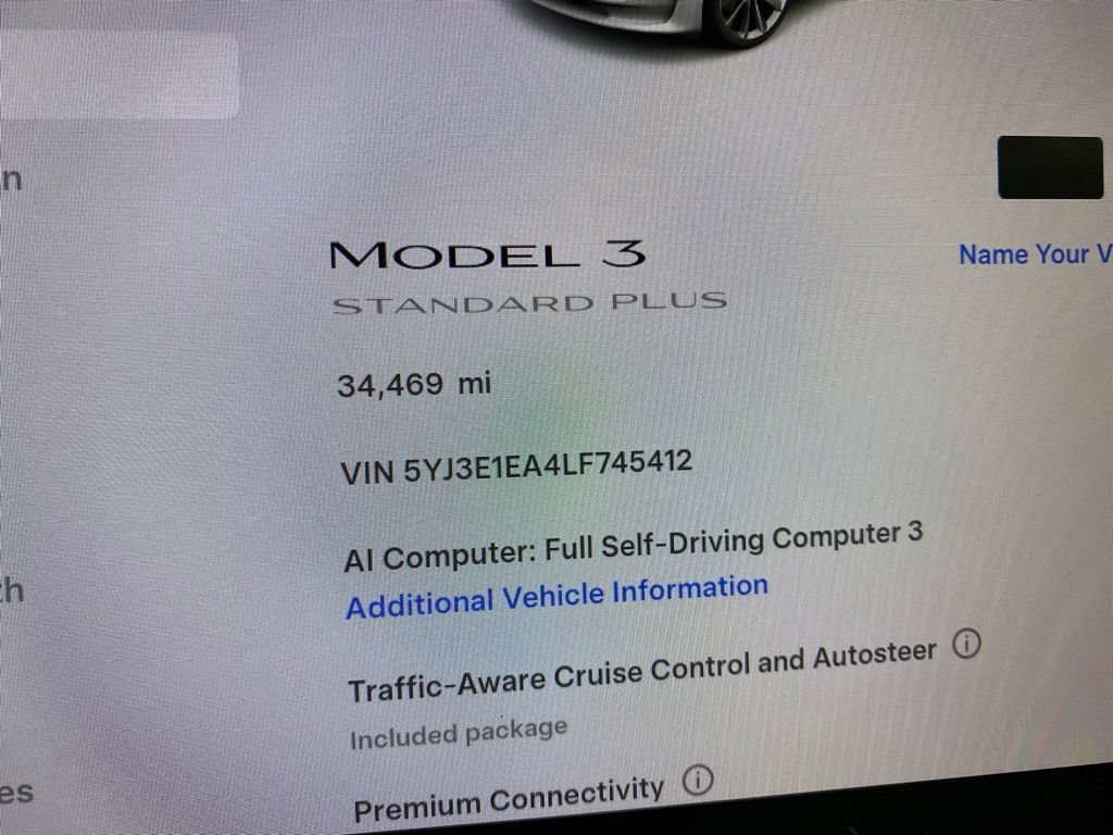 Used 2020 Tesla Model 3 Standard Range Plus RWD image 14