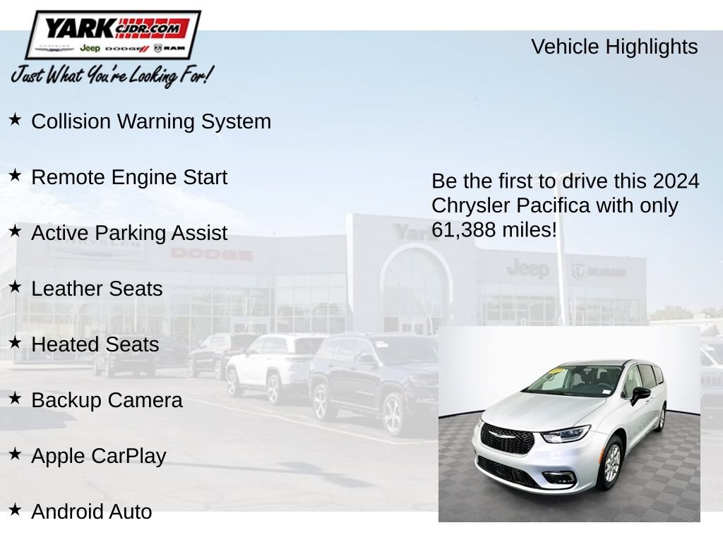 Certified 2024 Chrysler Pacifica Touring-L FWD image 12