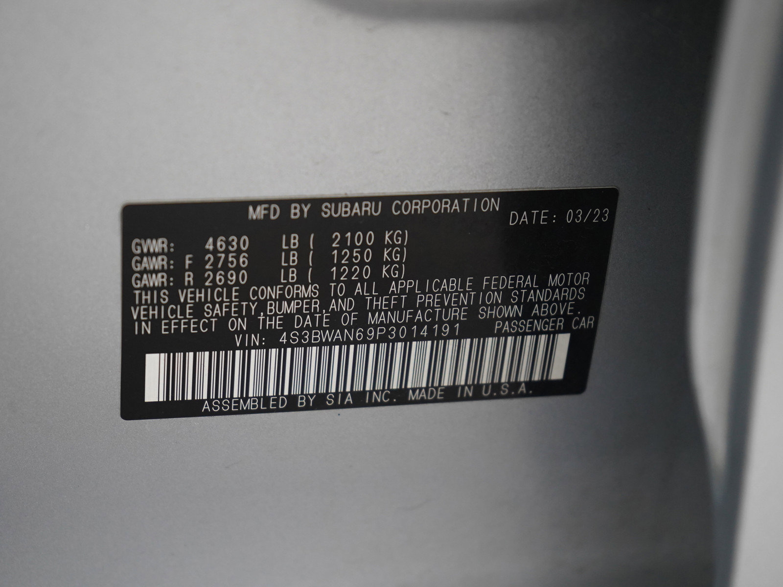 Used 2023 Subaru Legacy Limited image 25