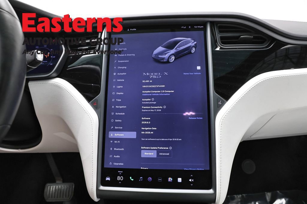 Used 2018 Tesla Model X 75D AWD/4WD image 11