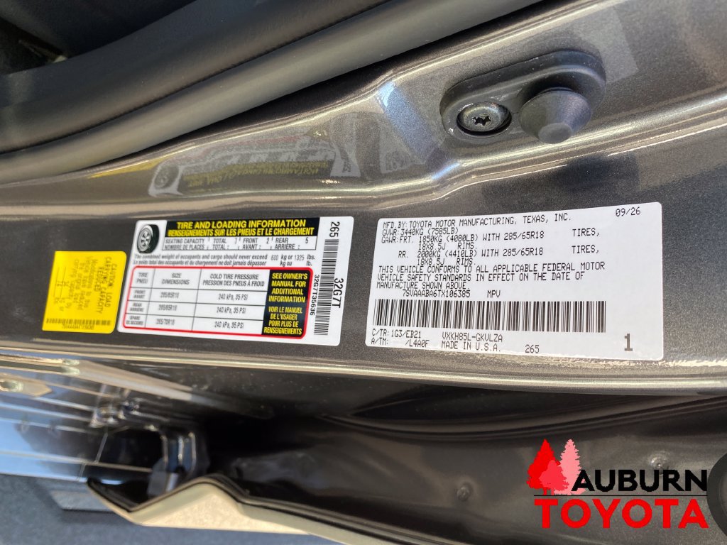 New 2026 Toyota Sequoia TRD Pro w/ TRD Performance Package (TMS) AWD/4WD image 25